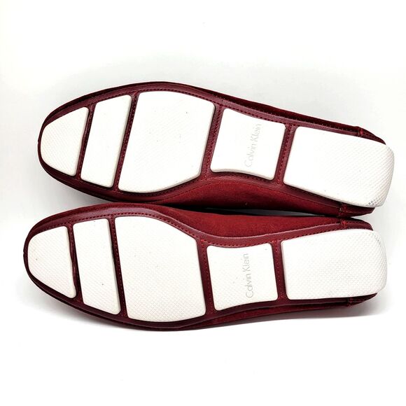 Calvin Klein Moby Red Driving Loafers Mens Size 10 M main image 5